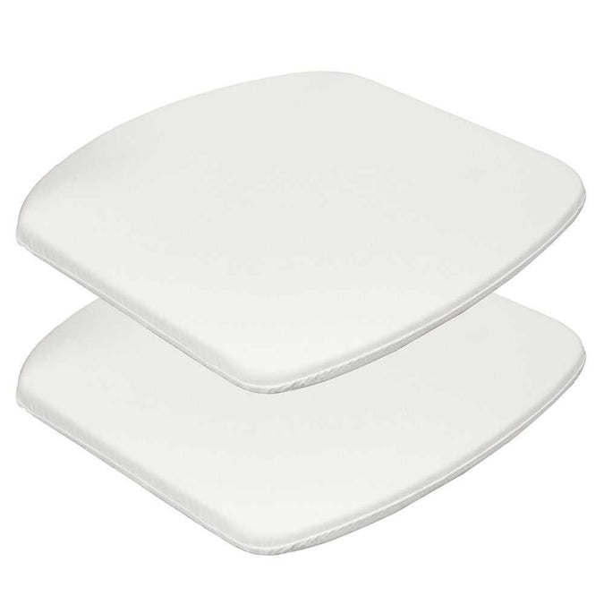 Seat Pad Set of 2 - White Linen - - Eleganté