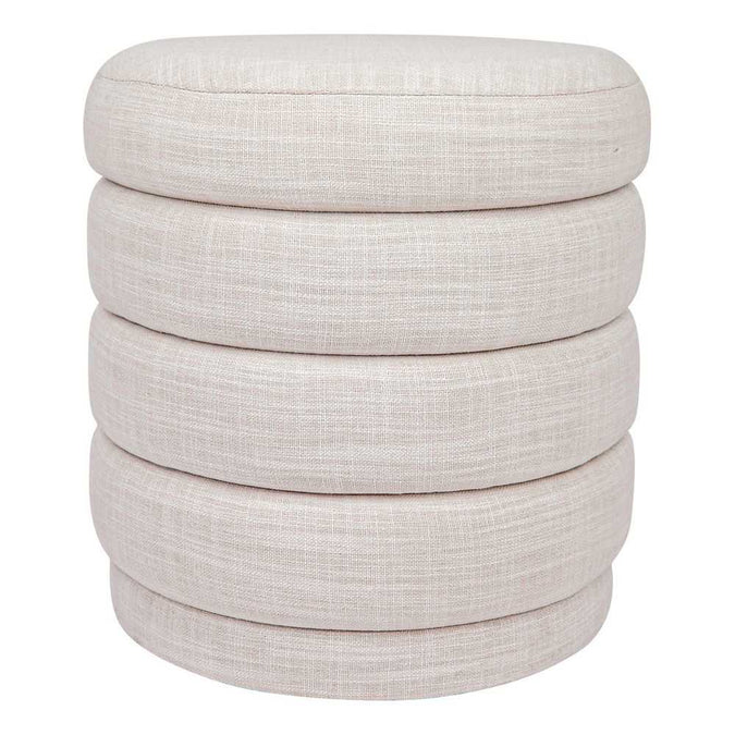 Demi Stool - Off White Linen