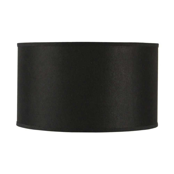 Left Bank Drum Shade - Black - - Eleganté