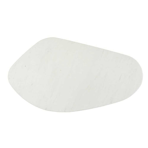 Solstice White Marble Coffee Table - Large Antique Gold - Coffee Tables - Eleganté