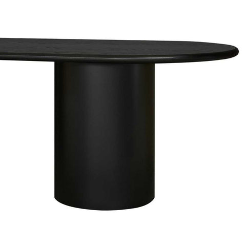 Brunella Oval Dining Table - 2.4m Black