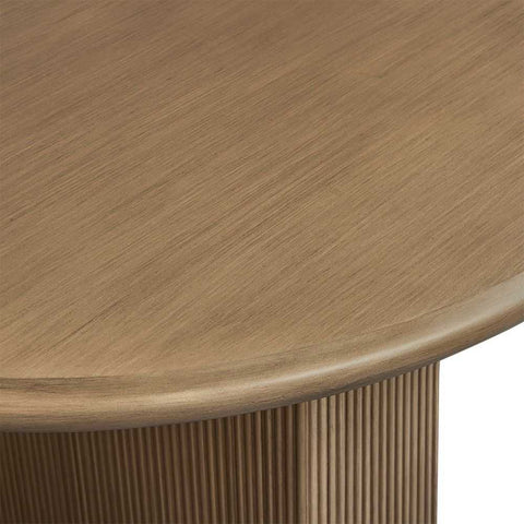 Brunella Oval Dining Table - 2.4m Antique Gold