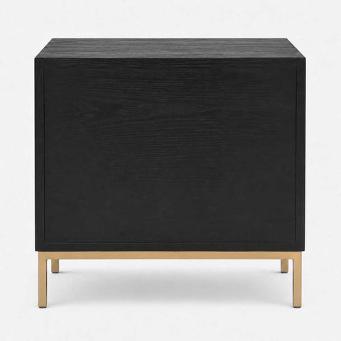 Polos Bedside Table - Black