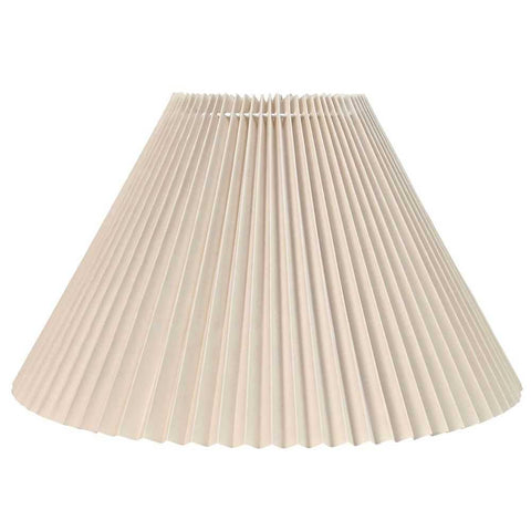 Anya Pleated Empire Shade - Small Off White