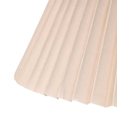 Anya Pleated Empire Shade - Small Off White