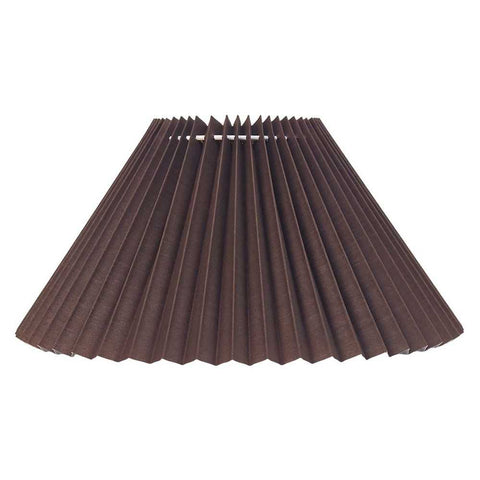Anya Pleated Empire Shade - Medium Espresso