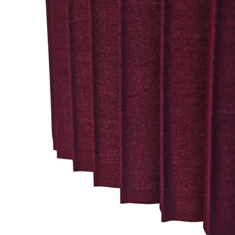 Nina Pleated Drum Shade - Medium Plum