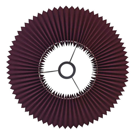 Anya Pleated Empire Shade - Small Plum