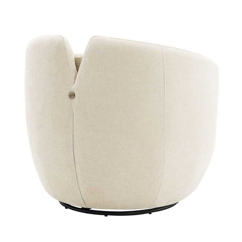 Pasadena Swivel Arm Chair - Ecru