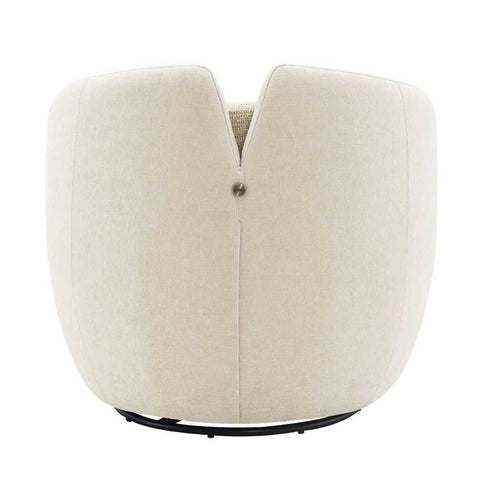 Pasadena Swivel Arm Chair - Ecru
