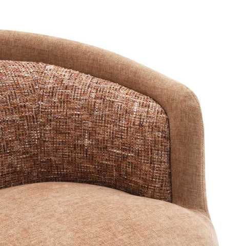 Pasadena Swivel Arm Chair - Clay