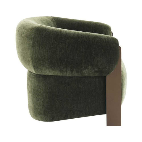 Napa Arm Chair - Moss Velvet