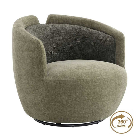Pasadena Swivel Arm Chair - Moss