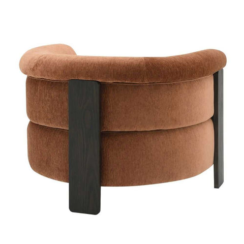 Arcadia Arm Chair - Rust Chenille