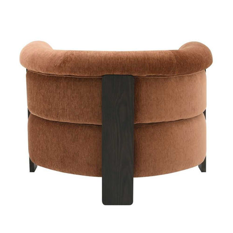 Arcadia Arm Chair - Rust Chenille