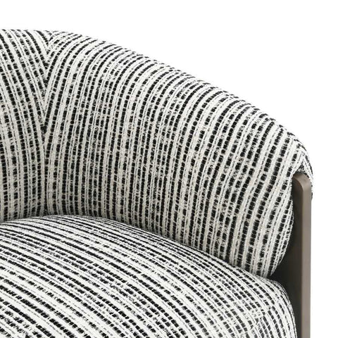 Napa Arm Chair - Black &amp; White