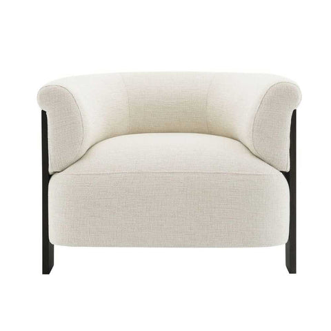 Arcadia Arm Chair - Ivory Chenille