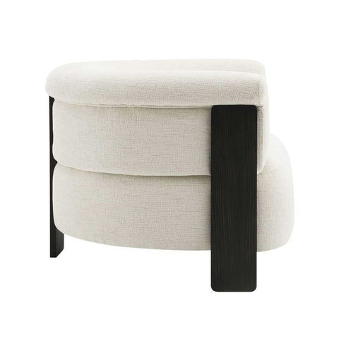 Arcadia Arm Chair - Ivory Chenille