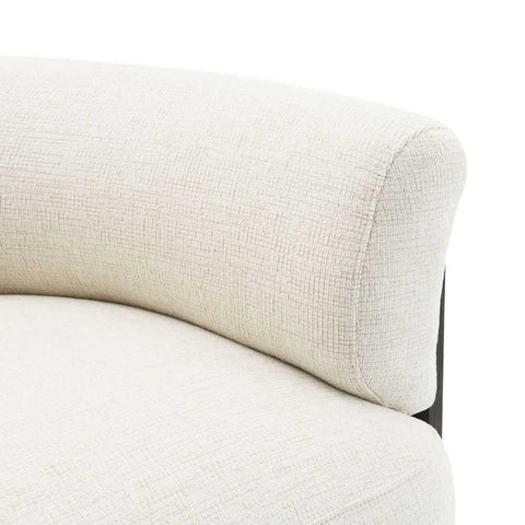 Arcadia Arm Chair - Ivory Chenille