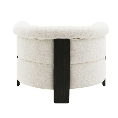 Arcadia Arm Chair - Ivory Chenille