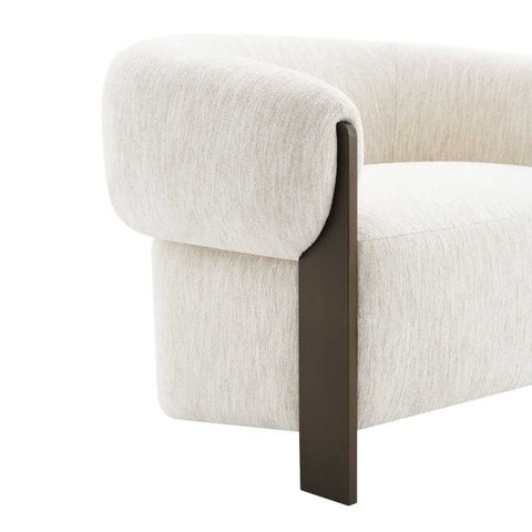 Napa Arm Chair - Ivory Chenille