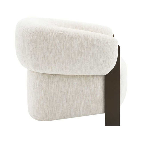 Napa Arm Chair - Ivory Chenille