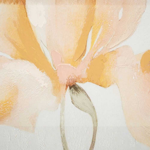 Soft Iris Set of Two Canvas Paintings