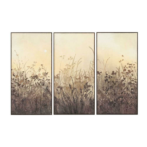 Evening Light Set of Three Canvas Paintings