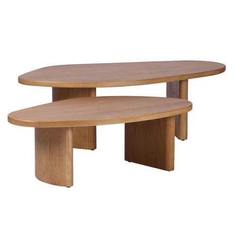 Solstice Oak Coffee Tables Set of 2