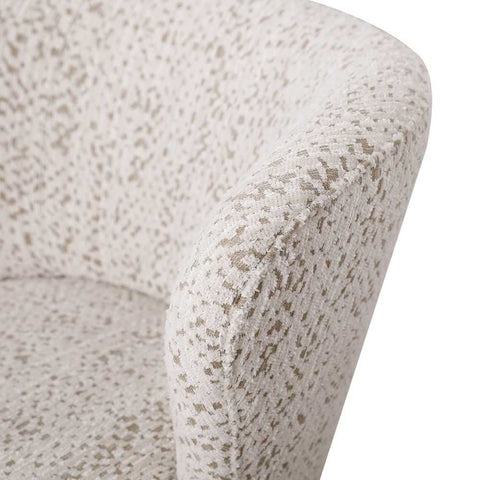 Alberta Swivel Chair - Oyster Jacquard