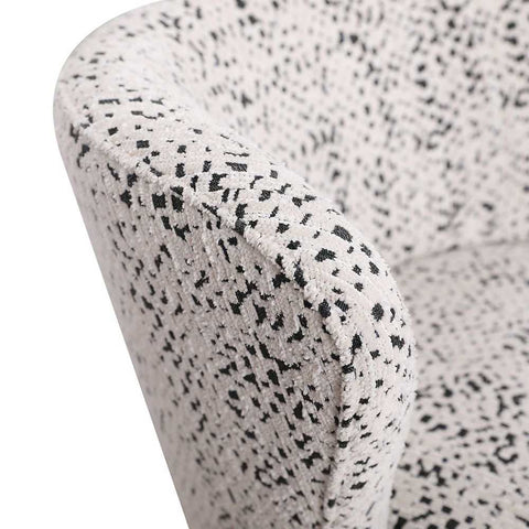 Alberta Swivel Chair - Charcoal Jacquard