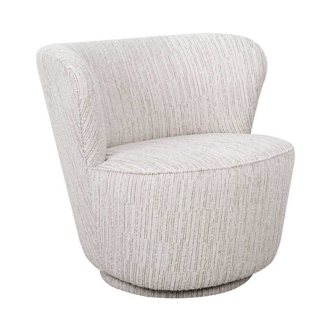 Alberta Swivel Chair - Ivory Weave