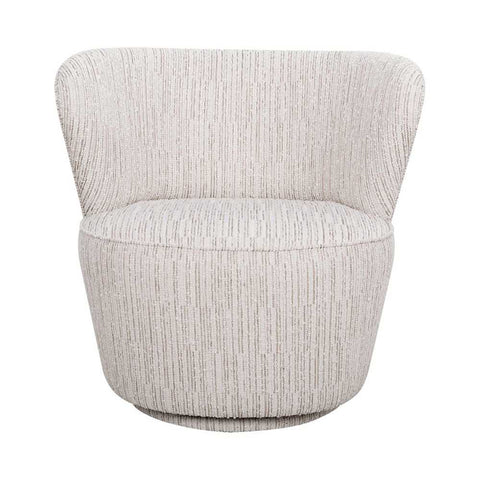 Alberta Swivel Chair - Ivory Weave