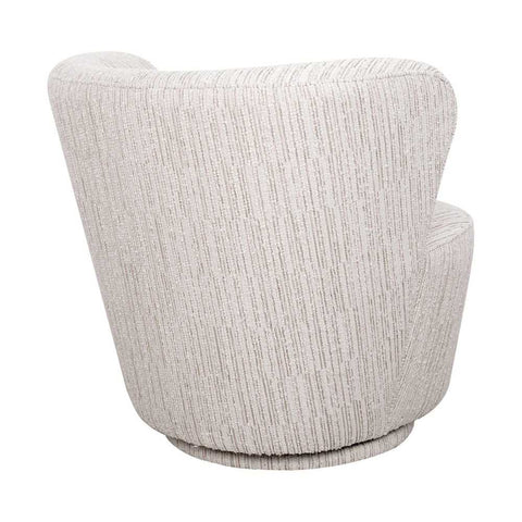 Alberta Swivel Chair - Ivory Weave