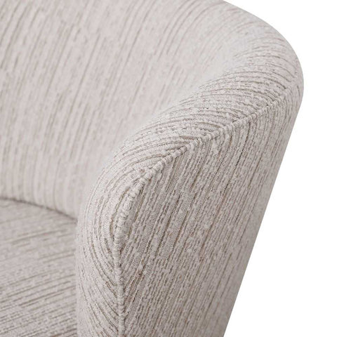 Alberta Swivel Chair - Ivory Weave