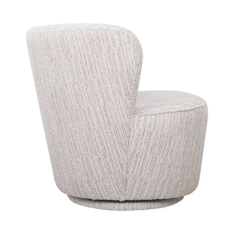 Alberta Swivel Chair - Ivory Weave