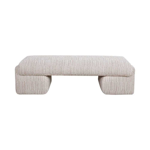 Cairo Bench Ottoman - Ivory Weave
