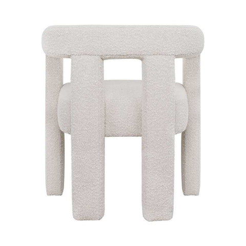 Lorenzo Arm Chair - Ivory Boucle