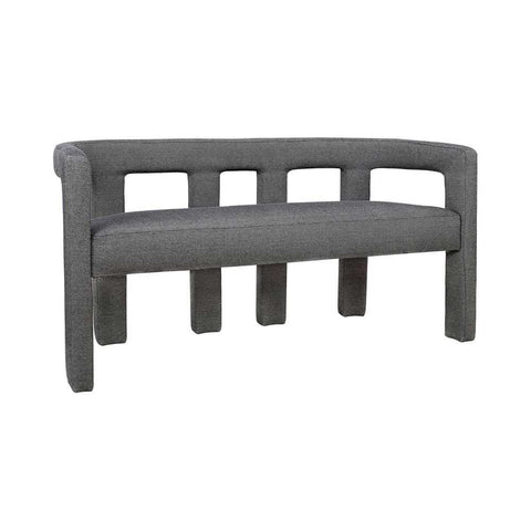 Lorenzo 2 Seater Sofa Bench - Granite