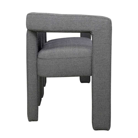 Lorenzo 2 Seater Sofa Bench - Granite