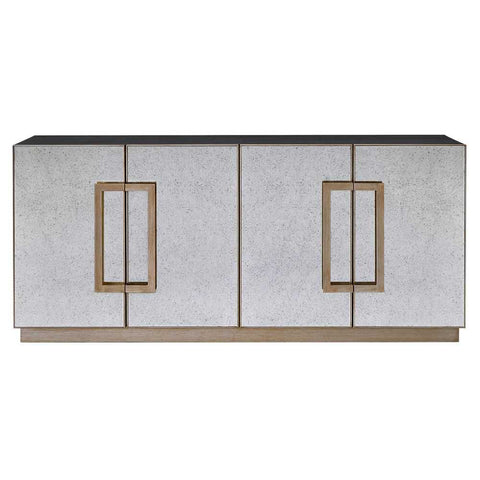 Mira Mirrored Buffet - Antique Gold