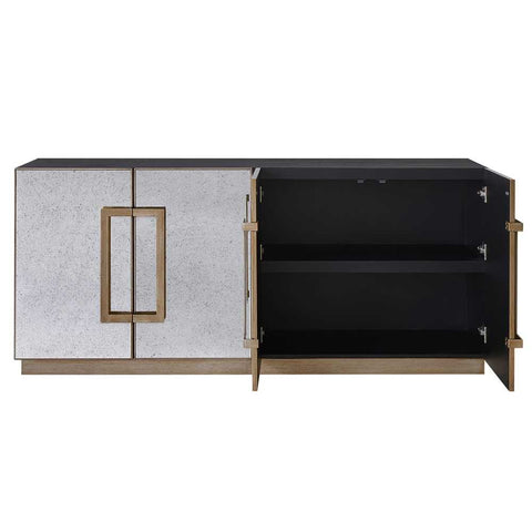 Mira Mirrored Buffet - Antique Gold