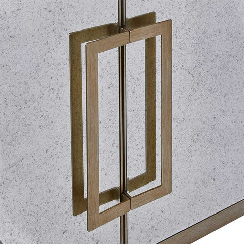Mira Mirrored Buffet - Antique Gold