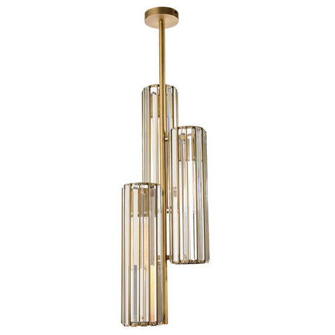 Alana Crystal Pendant - 3 Globe