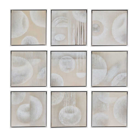 Directions 90x90cm Acrylic Wall Art - Set of 9