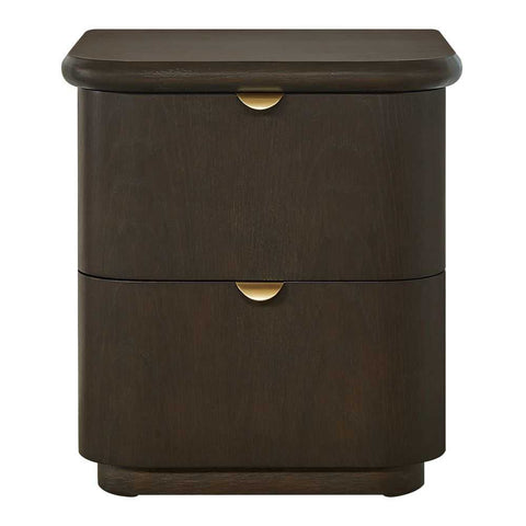 Lina Bedside Table - Smoked Oak