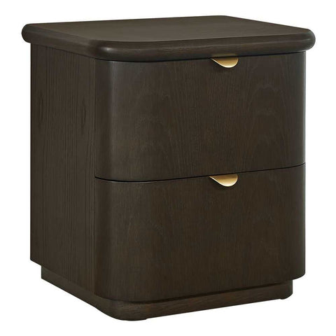 Lina Bedside Table - Smoked Oak