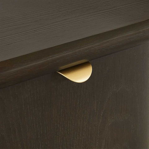 Lina Bedside Table - Smoked Oak