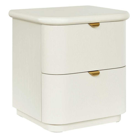 Lina Bedside Table - Ivory