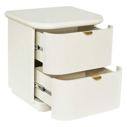 Lina Bedside Table - Ivory